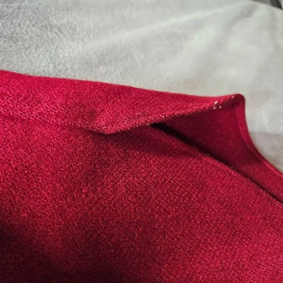 Vintage Woolrich Jacket Mens Medium Red Cruiser Wool Heavyweight Button Up Shirt - Picture 7 of 11